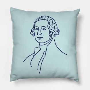 George Washington Line Art V.4 Pillow