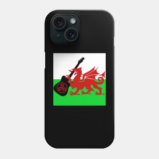 Welsh Dragon Electric Guitar Phone Case