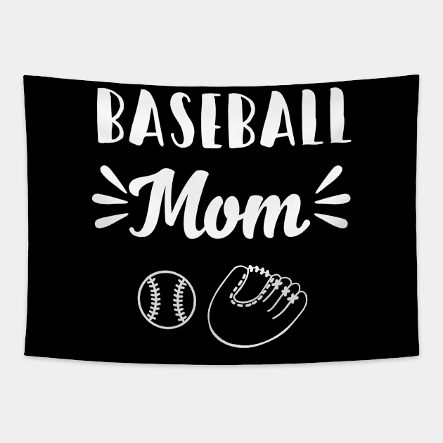 Baseball Mom Tapestry by worshiptee