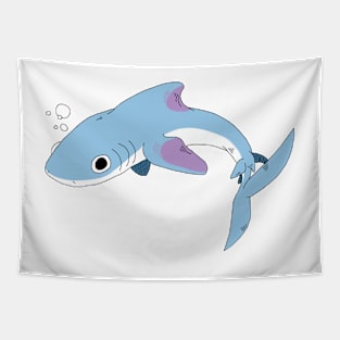 Cartoon Shark Tapestry