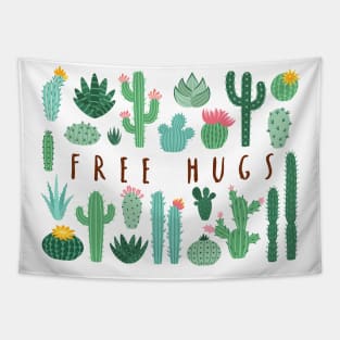 Free Hugs - Cacti Collection Tapestry