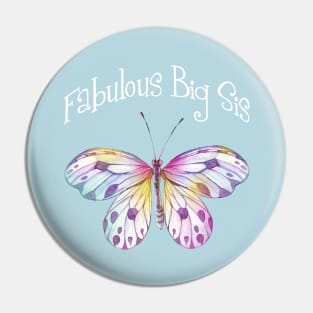 Fabulous Big Sister Butterfly Pin