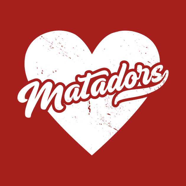 Vintage Matadors School Spirit // High School Football Mascot // Go Matadors by SLAG_Creative