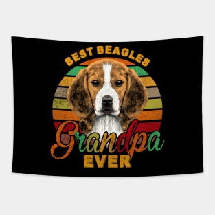 Best Beagles Grandpa Ever Tapestry