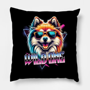 Wild One Finnish Spitz Dog Pillow