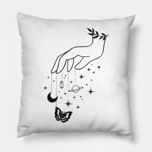 Boho Magic Art T-Shirt Pillow