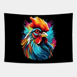 Colorful Rooster Tapestry