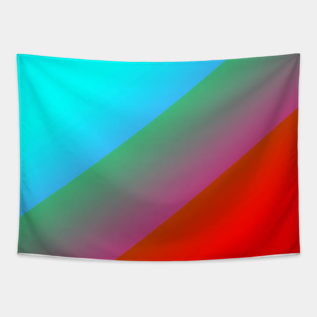 Red blue green abstract art Tapestry by Artistic_st