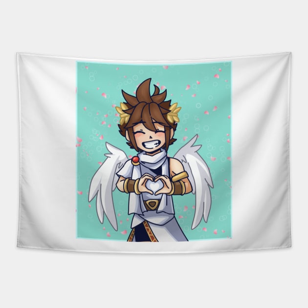Happy Pit Tapestry by Decalf