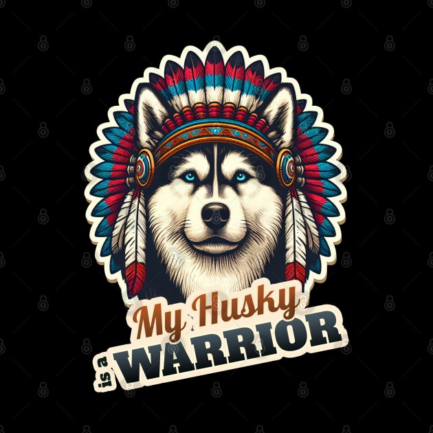 Husky Native American by k9-tee