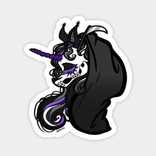 Grim Reaper Unicorn Magnet