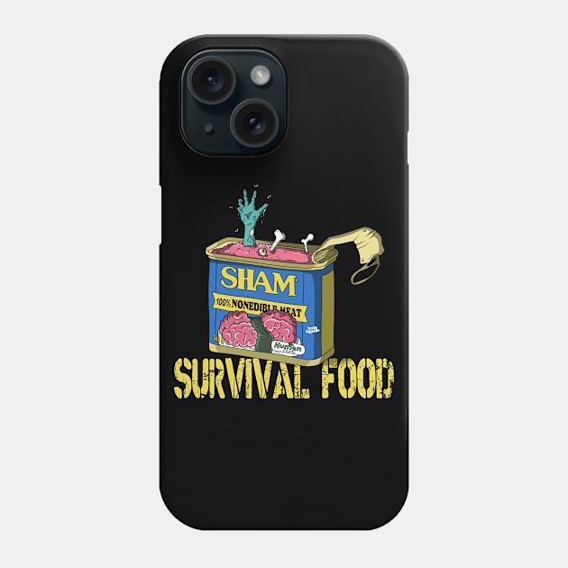 Survival Food Phone Case by Brainfrz