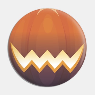 Smiling Halloween pumpkin Pin