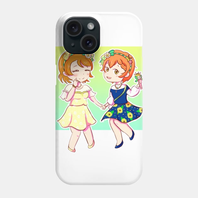 Rin & Hanayo Phone Case by Ebidcheese