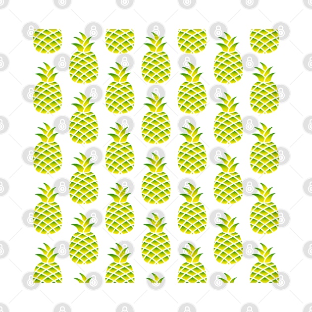 Fresh Pineapple Pattern by sallycummingsdesigns