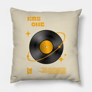 krs one vintage 90s Pillow