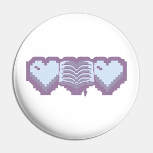 Book Love Pin