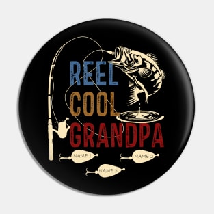 Reel Cool Grandpa Pin