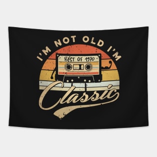 50th birthday gifts for men and women 1970 gift 50 years old Tapestry