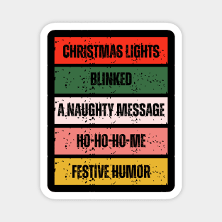 Christmas joke Magnet