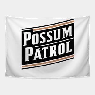 Possum Patrol Badge Tapestry