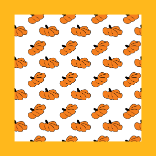 Pumpkin, Halloween, vegetable, harvest, holiday, seamless, pattern T-Shirt