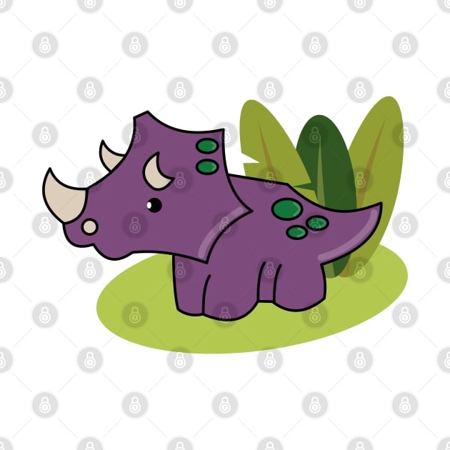 Baby Triceratops by Warp9