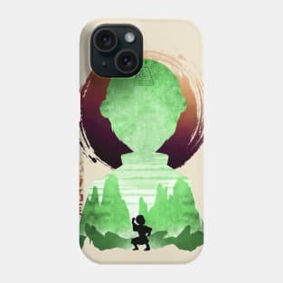 Minimalist Silhouette Toph Phone Case