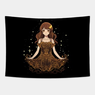 Cute Anime Girl Tapestry