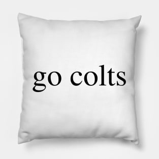 go colts Pillow