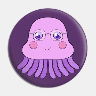 A cute squid Pin