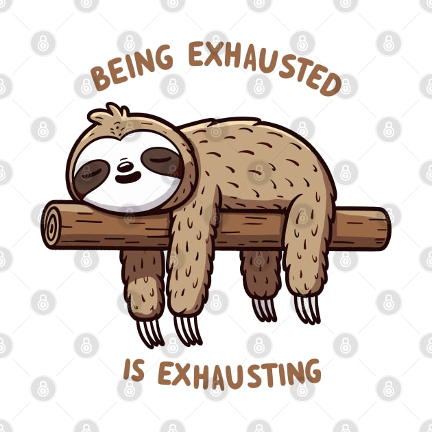 Exhausted Sloth by katzura