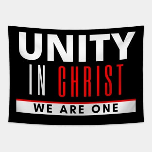 Unity in Christ We Are One Christian Design Tapestry