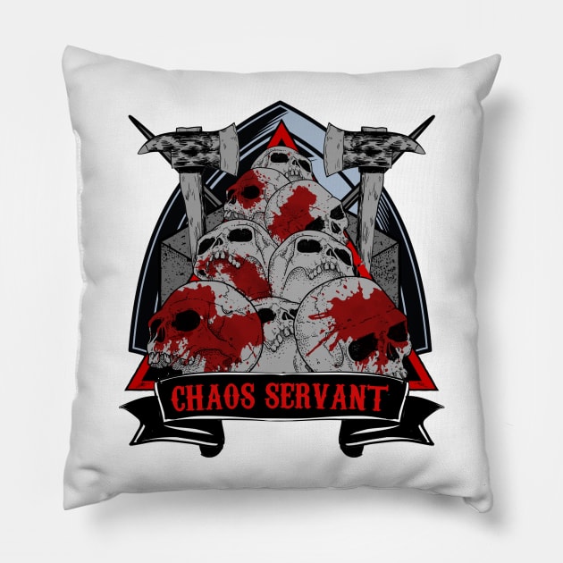 CHAOS SERVANT Pillow by theanomalius_merch