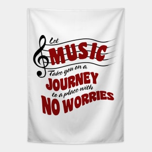 Let Music Take you on a Journey Tapestry