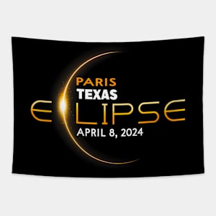 Paris Texas Total Solar Eclipse 2024 Tapestry