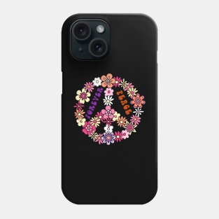 Forever Peace Floral Sign Phone Case