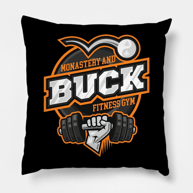 Buck Paladins Champion Logo Pillow by dcmjs