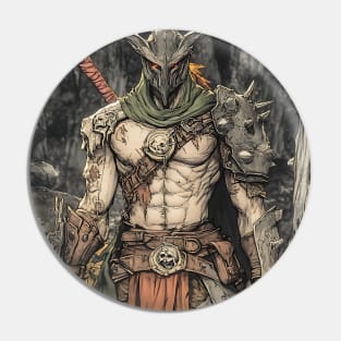 D4 Spiritborn Fanart Pin