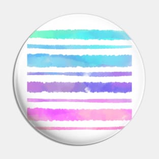 Watercolor stripes Pin