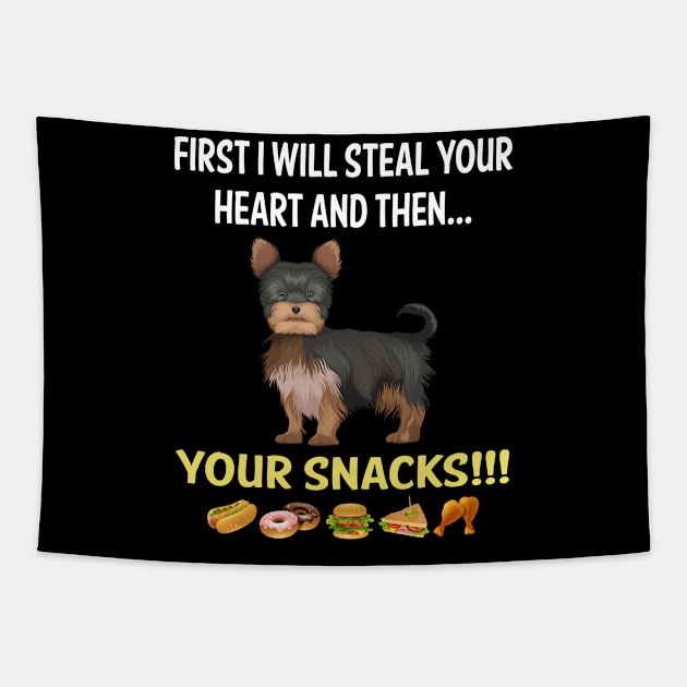 Steal Heart Yorkshire Terrier 36 Tapestry by blakelan128