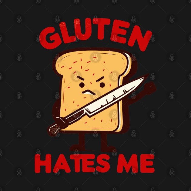 Kawaii Gluten Hates Me by TomFrontierArt