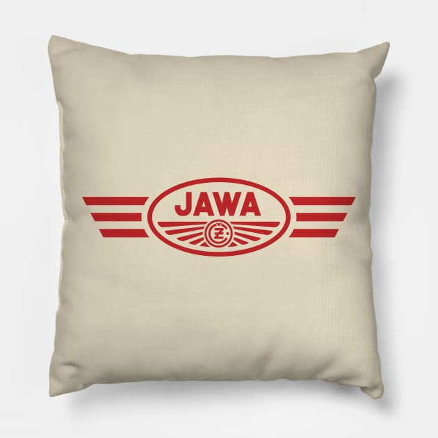 Jawa CZ logo Pillow by GetThatCar