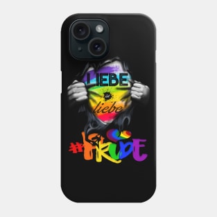 LIEBE IST LIEBE PRIDE Phone Case