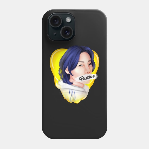 Copy of ButterKook - Yellow VER. Phone Case by LChiaraArt