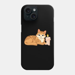 Easily Distracted by Cats and Candles Phone Case