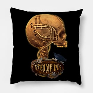 Steampunk skull Pillow