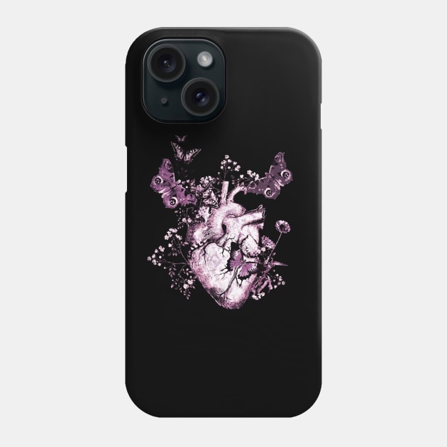 Heart butterflies 1 Phone Case by Collagedream