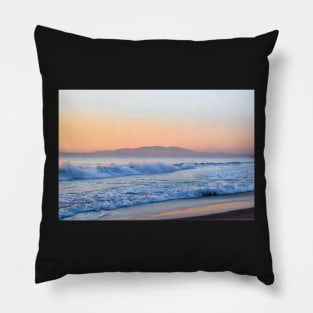 Summer Ocean Waves Pillow