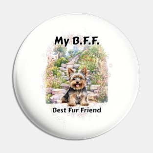 Dog - BFF Yorkie Pin